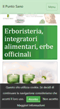 Mobile Screenshot of ilpuntosano.it